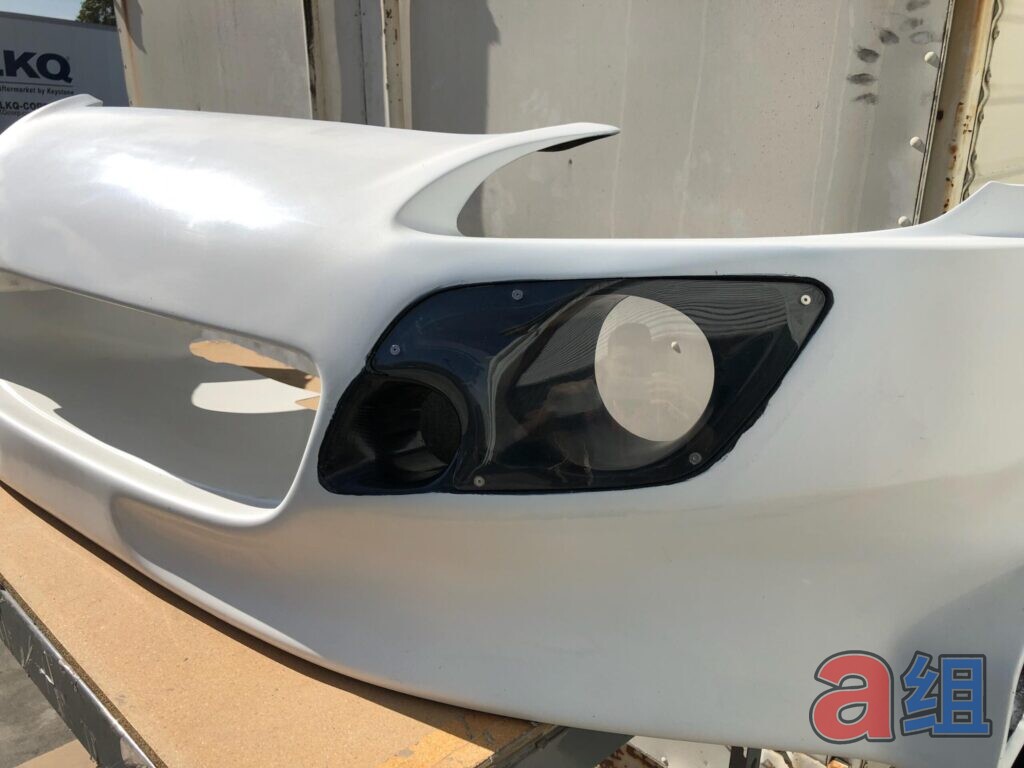 Group A Honda S2000 Clear Fog Light Covers for Spoon S-Tai Style Bumper - photo 2
