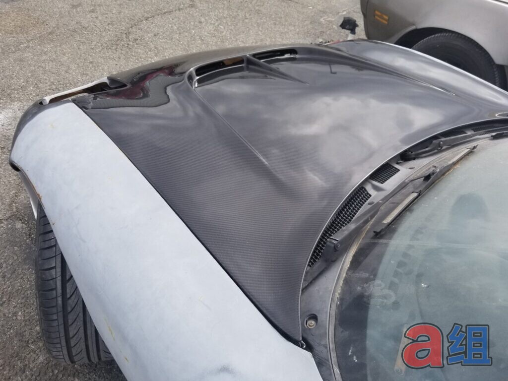 Group A Mazda RX-7 FD3S Mazdaspeed Style Hood - FRP or Infusion Carbon Fiber (1993-2002) - photo 2