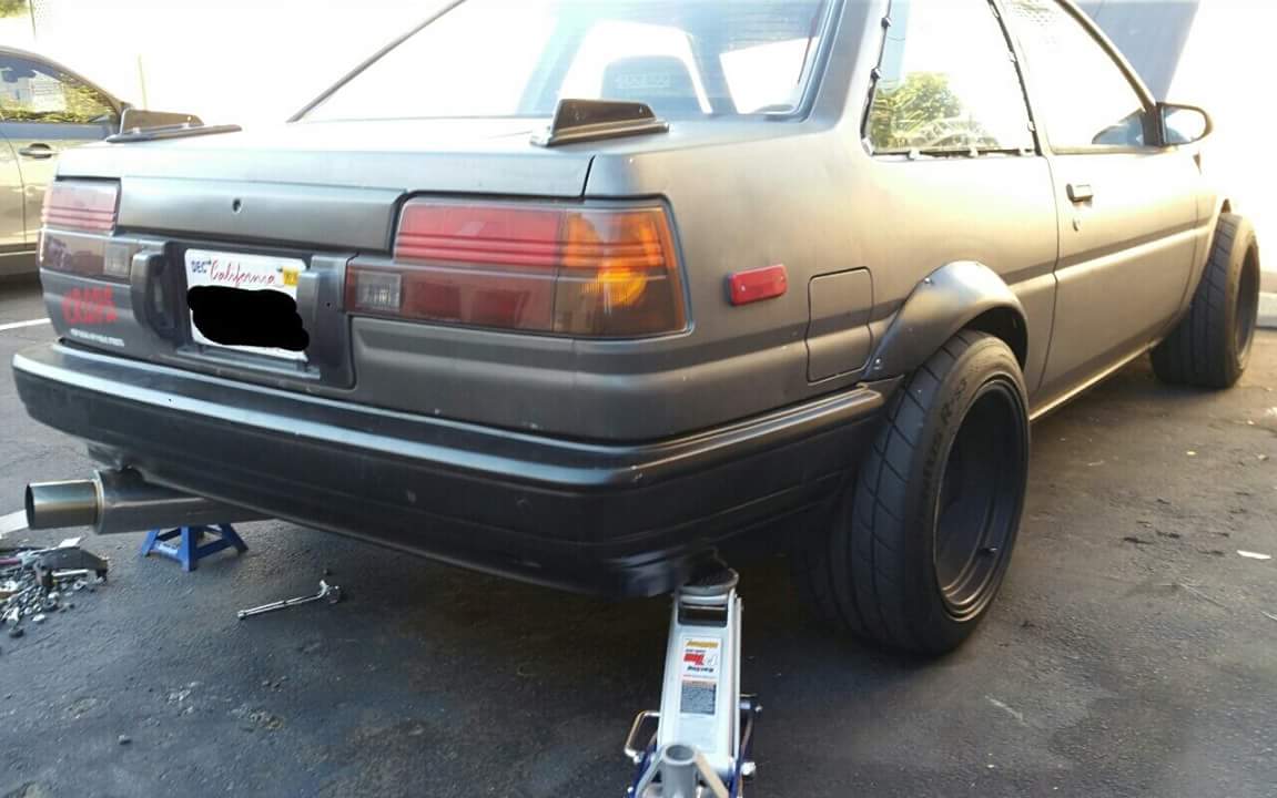 Toyota Ae86 Jdm Zenki Rear Bumper Group A Motoring