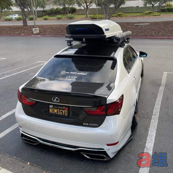 Group A Lexus GS / GS-F Duckbill Trunk - FRP or Carbon Fiber (2013-2020) - photo 13