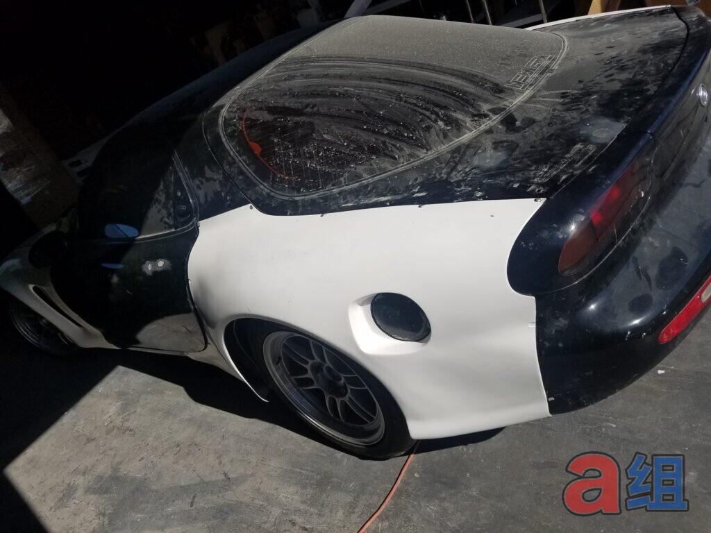 Group A Mazda RX-7 FD3S GT1 Wide Rear Quarter Panels - FRP or Carbon Fiber (1993-2002) - photo 2