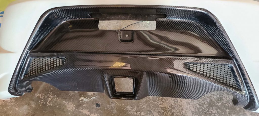 370z Amuse Rear Bumper with Carbon Accent