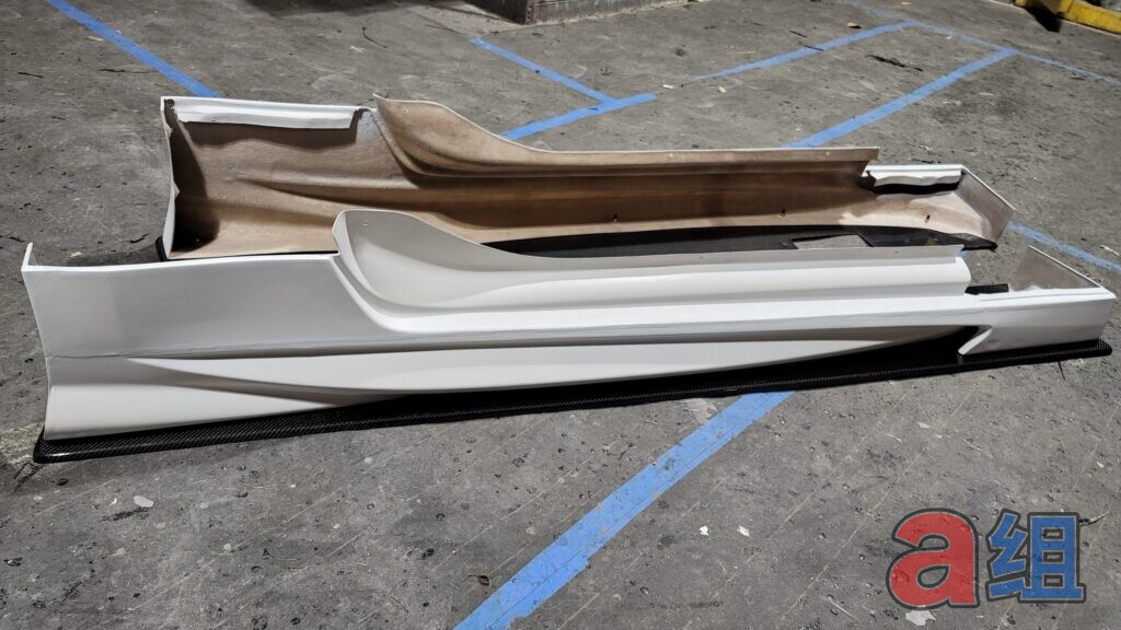 Group A Nissan 370Z Z34 Spec VRS (Varis Style) Side Skirts (2009-2020) - photo 2