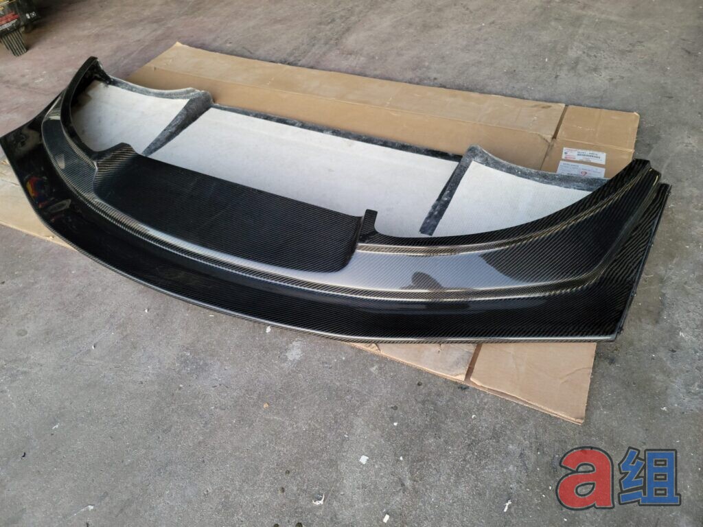 Group A Honda S2000 Spec V.r1 Track Front Lip Only for Voltex Bumper - Infusion Carbon Fiber - photo 2