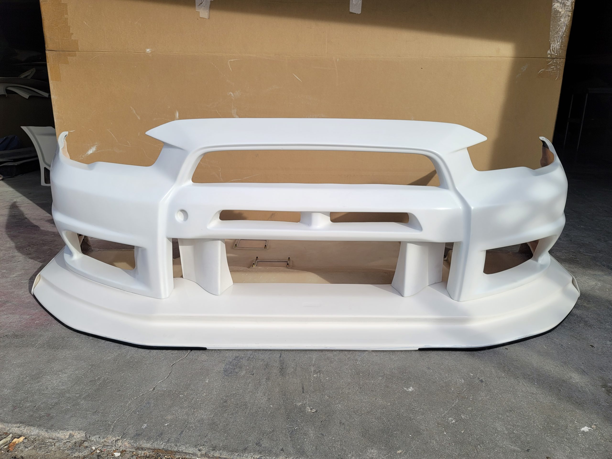 Lancer Evo X Spec VRS1.R Front Bumper (V1 Front Bumper/ Widebody Race