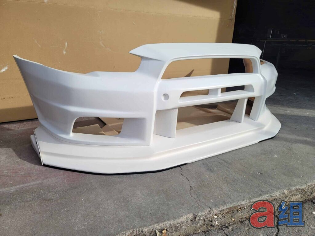 Group A Mitsubishi Lancer Evo X Spec VRS1.R Front Bumper with Widebody Race Diffuser (2008-2015) - photo 2