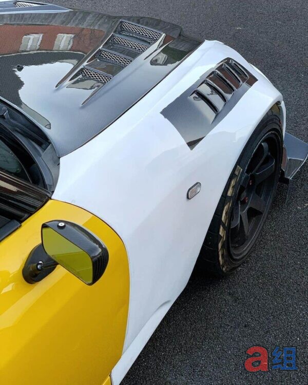 Group A Honda S2000 Type E +30mm Wide Front Fenders - FRP or Infusion Carbon Fiber (2000-2009) - photo 11