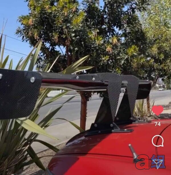 Group A Honda S2000 Gear 7 1700mm Swan Neck GT Wing - Pre-Preg Dry Carbon (2000-2009) - photo 15