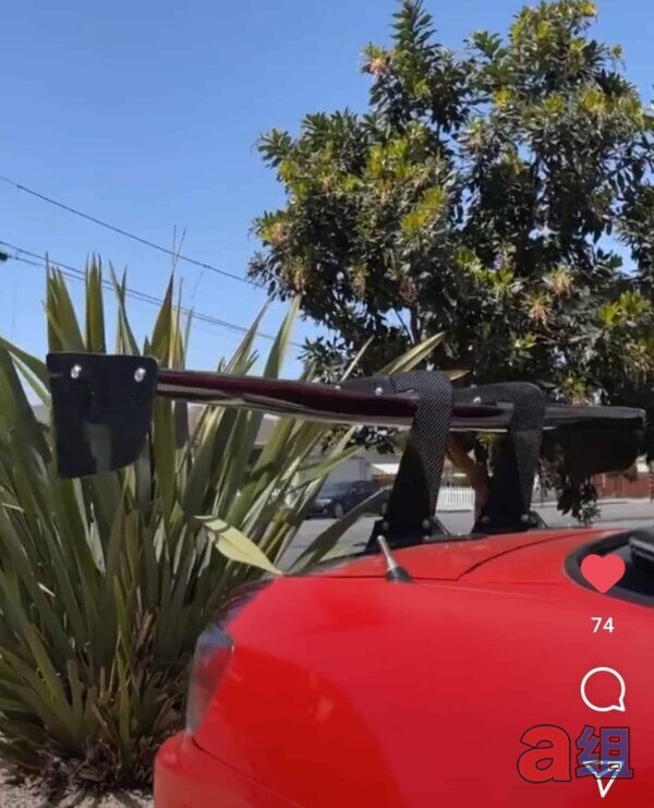 Group A Honda S2000 Gear 7 1700mm Swan Neck GT Wing - Pre-Preg Dry Carbon (2000-2009) - photo 14