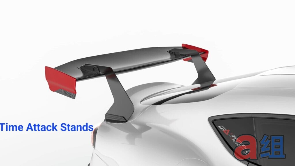 Group A Toyota GR Supra A90 Gear 7 1700mm Swan Neck GT Wing - Pre-Preg Dry Carbon (2020+) - photo 2