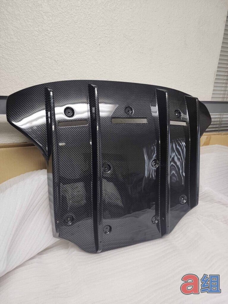 Group A Lexus IS-F GTS Rear Diffuser - Pre-Preg Dry Carbon (2008-2014) - photo 2