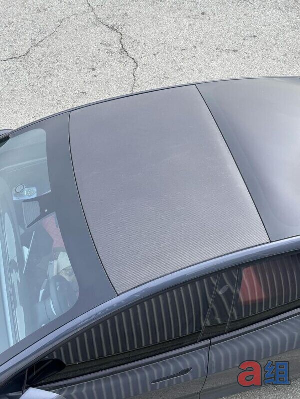 Group A Tesla Model 3 Roof Replacement Panel - Dry Carbon - photo 2