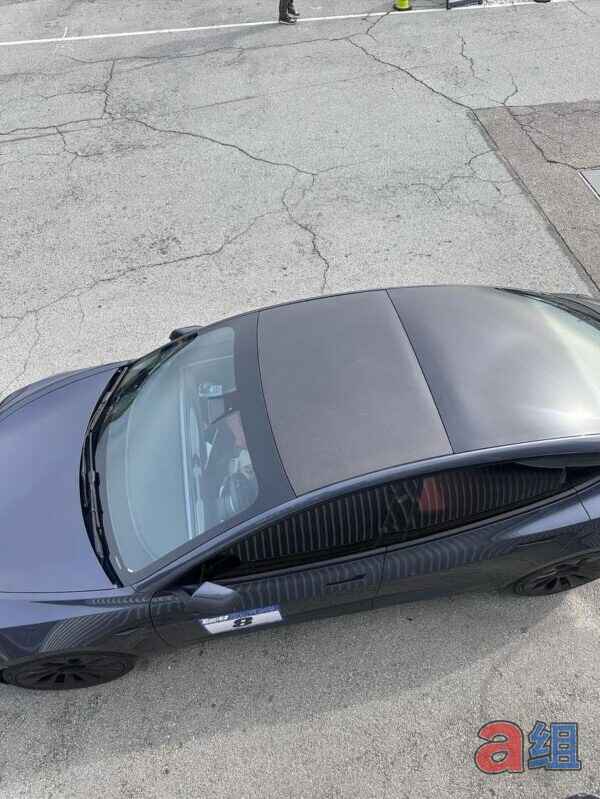 Group A Tesla Model 3 Roof Replacement Panel - Dry Carbon - photo 4
