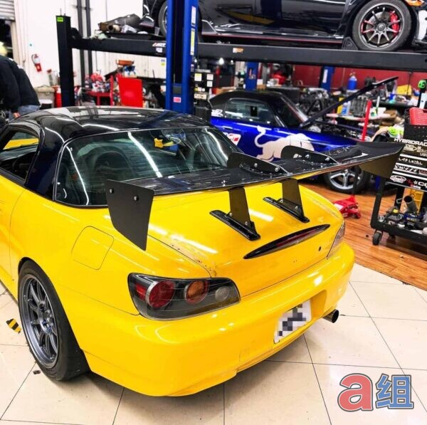 Group A Honda S2000 Gear 7 1700mm Swan Neck GT Wing - Pre-Preg Dry Carbon (2000-2009) - photo 22