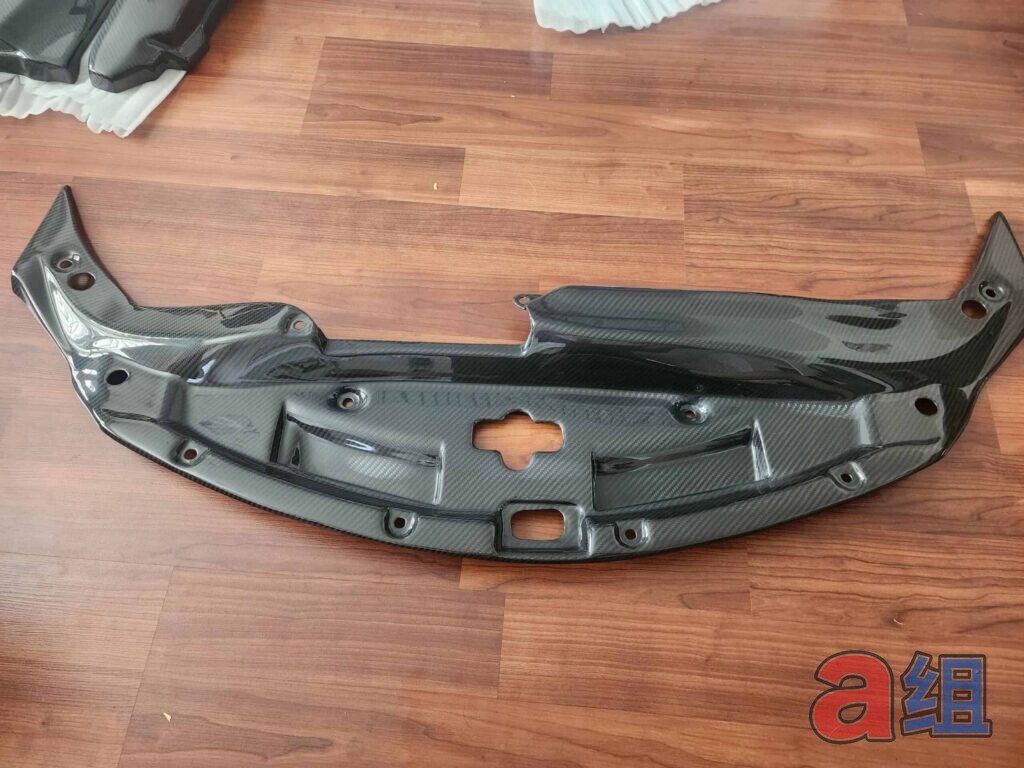 Group A Lexus RC-F Radiator Cooling Plate - Pre-Preg Dry Carbon (2015+)