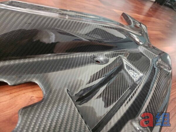 Group A Lexus RC-F Radiator Cooling Plate - Pre-Preg Dry Carbon (2015+) - photo 3