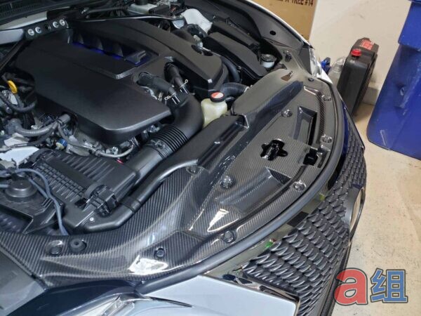 Group A Lexus RC-F Radiator Cooling Plate - Pre-Preg Dry Carbon (2015+) - photo 6