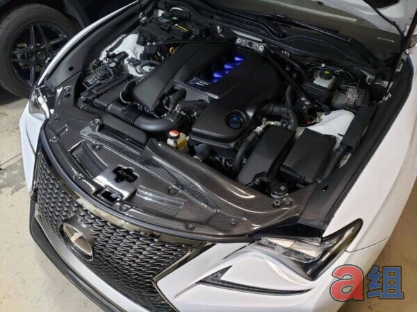 Group A Lexus RC-F Radiator Cooling Plate - Pre-Preg Dry Carbon (2015+) - photo 7