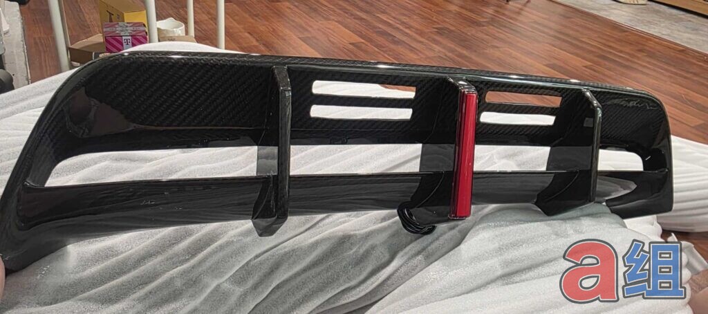 Group A Lexus RC-F Rear Diffuser - Pre-Preg Dry Carbon (2020+ Facelift) - photo 2