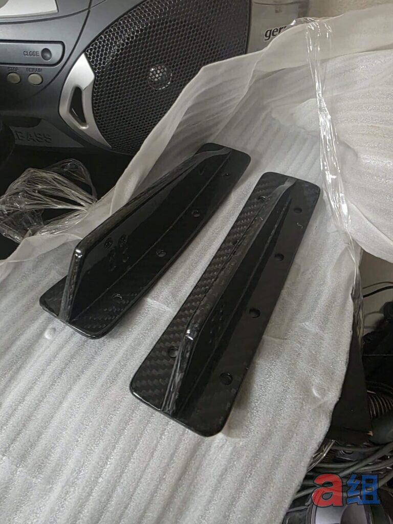 Group A Swan Neck Brackets for Group A Type 7 GT Wing - Pre-Preg Dry Carbon (Pair) - photo 2