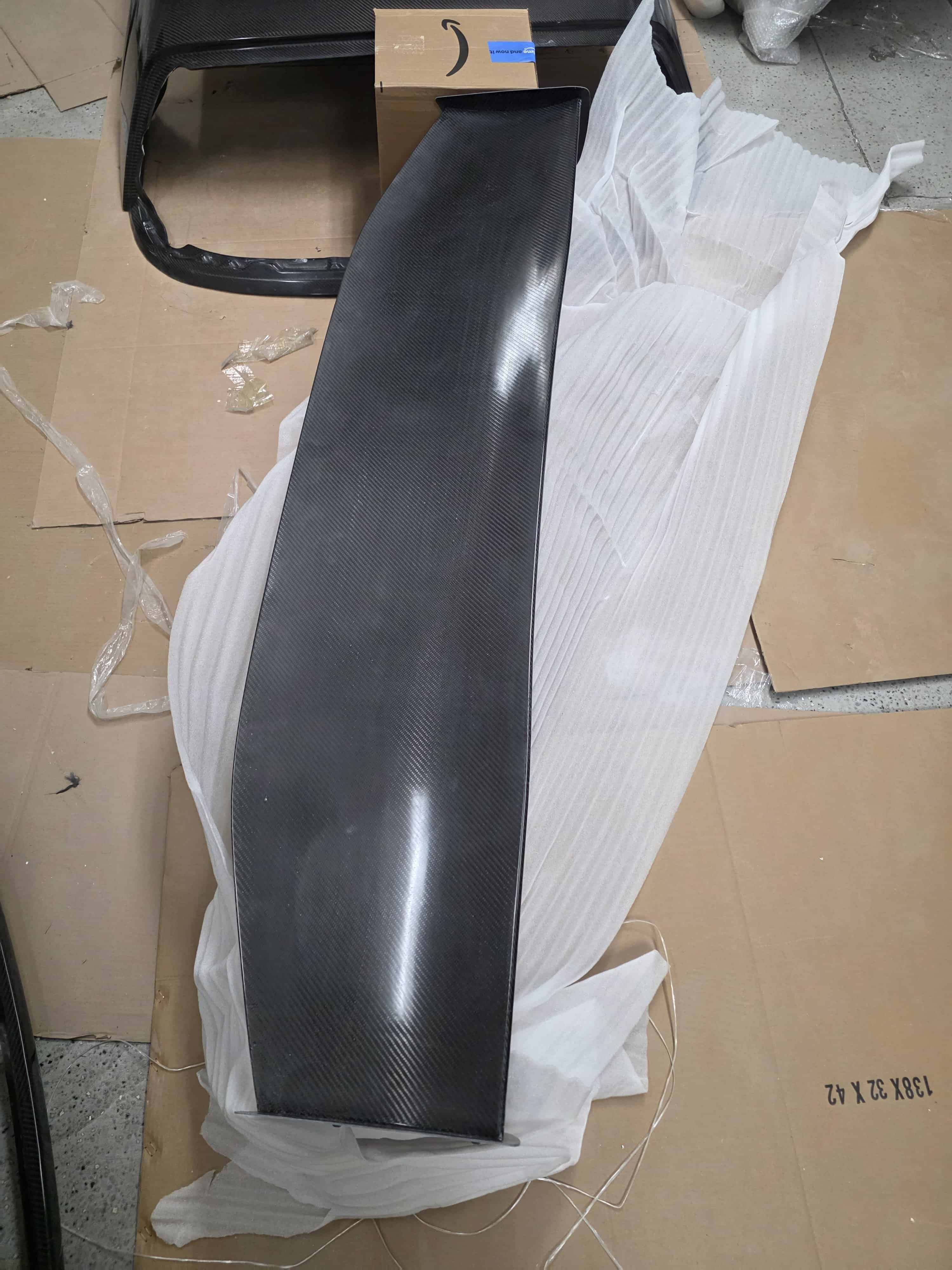 Group A S2000 Gear 7 1700mm Pre-Preg Dry Carbon Swan Neck Wing - RAW - Image 18