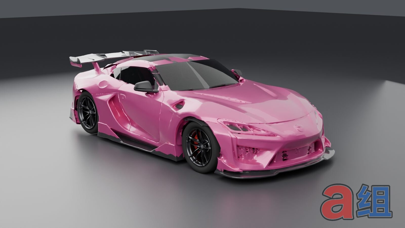 Supra with the full GT widebody
