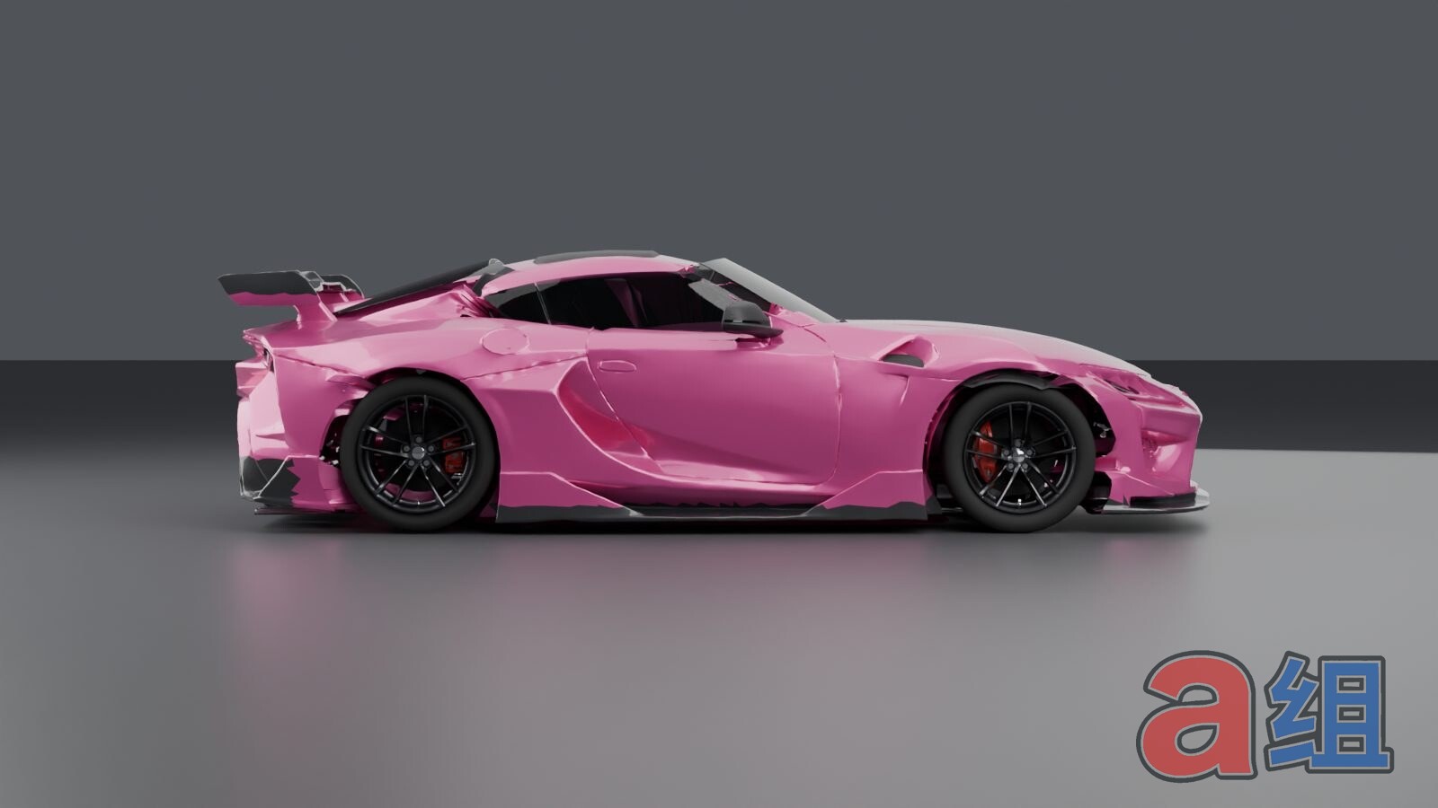 Supra GT widebody concept, side view