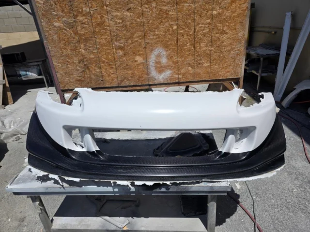 Honda S2000 Group A one-piece CR bumper with carbon lip
